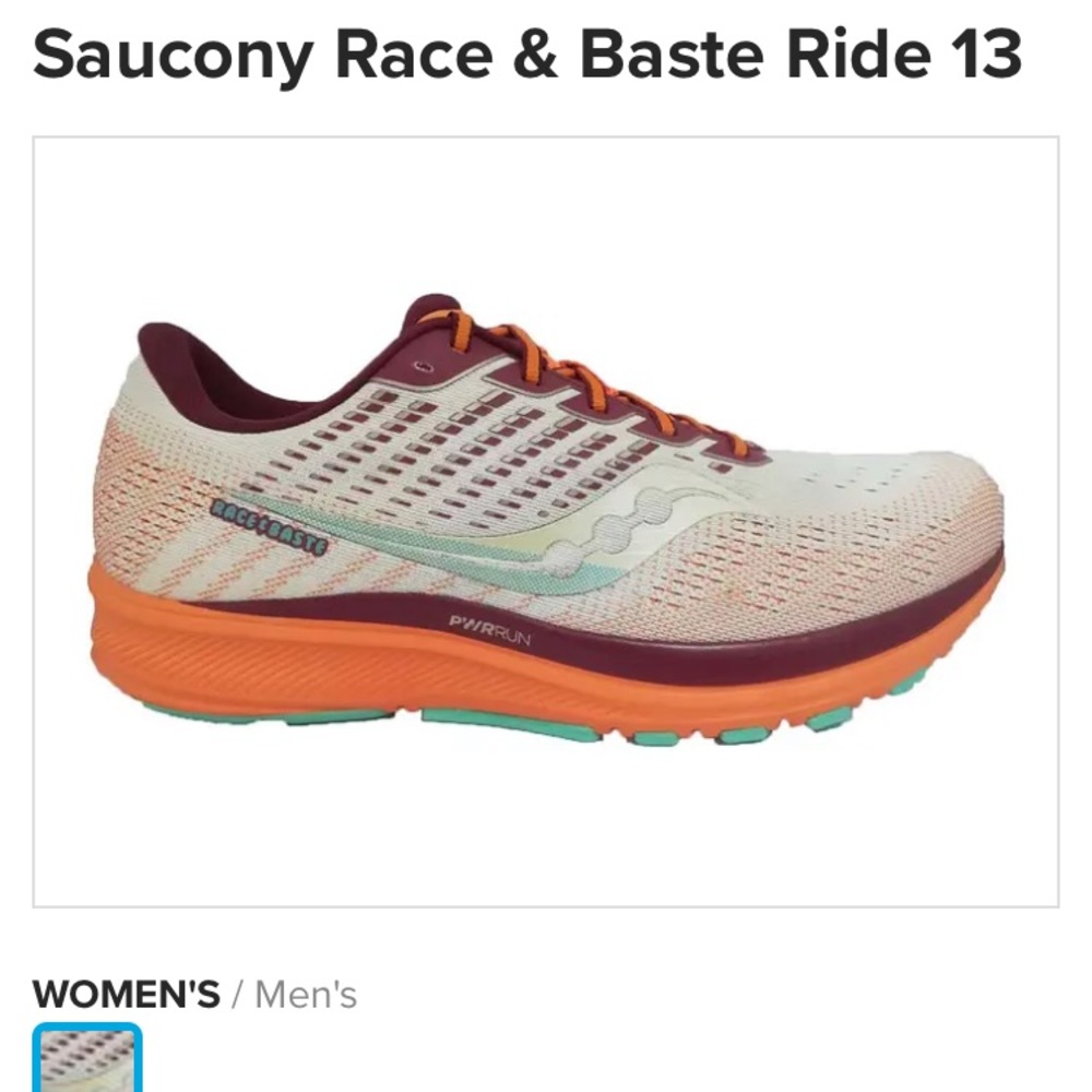 Like NEW! Saucony Women’s Race and Baste Running Shoe + 2 sets of laces,